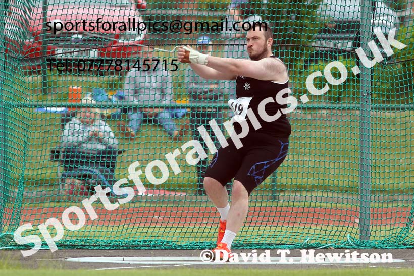 Mens hammer, 2021 Northern Senior and Under-20s Champs., Leigh. Photo: David T. Hewitson/Sports for All Pics